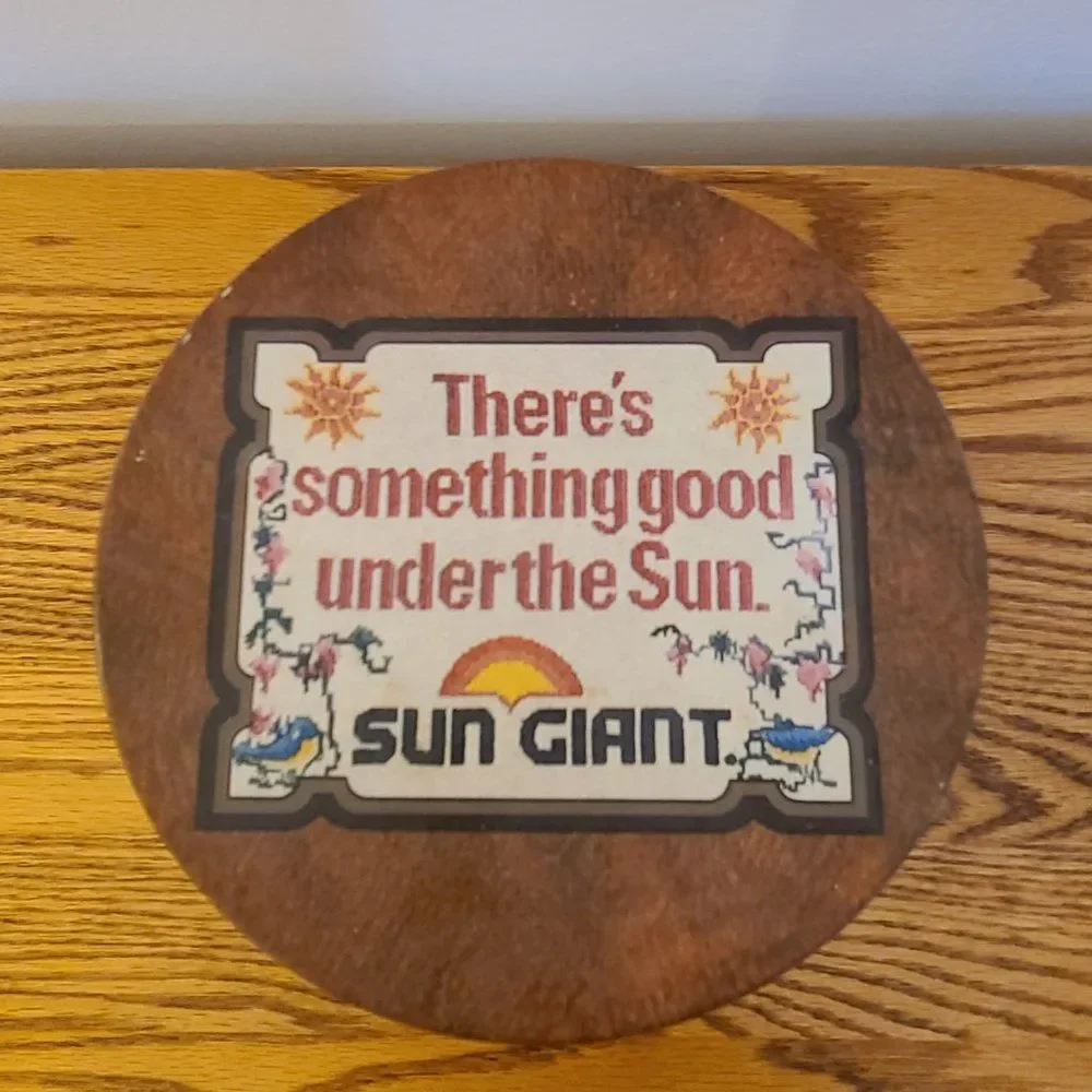 Retro Vintage Tin Sun Giant Raisins Advertising Cookie Tin Canister by Cheinco